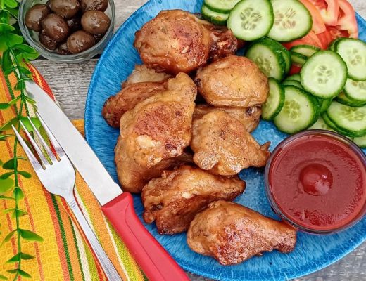 כנפיים בטמפורה זהובות ומשגעות