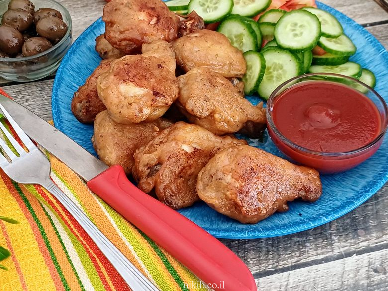  כנפיים בטמפורה זהובות ומשגעות 