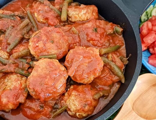 קציצות בשר עם שעועית ירוקה