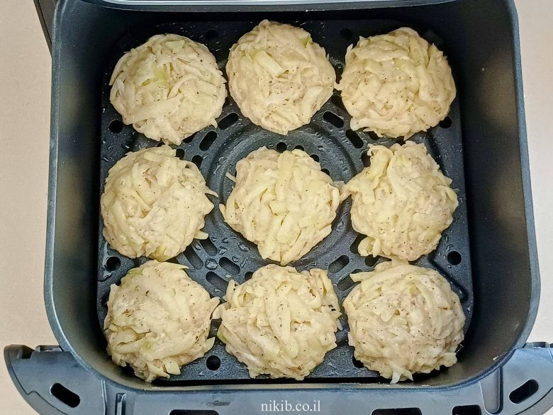 לביבות תפוחי אדמה באייר פריי