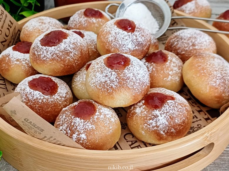 סופגניות אפויות ב 10 דקות