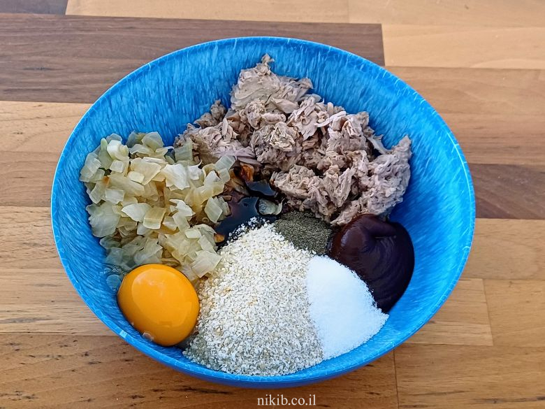 קציצות טונה אפויות