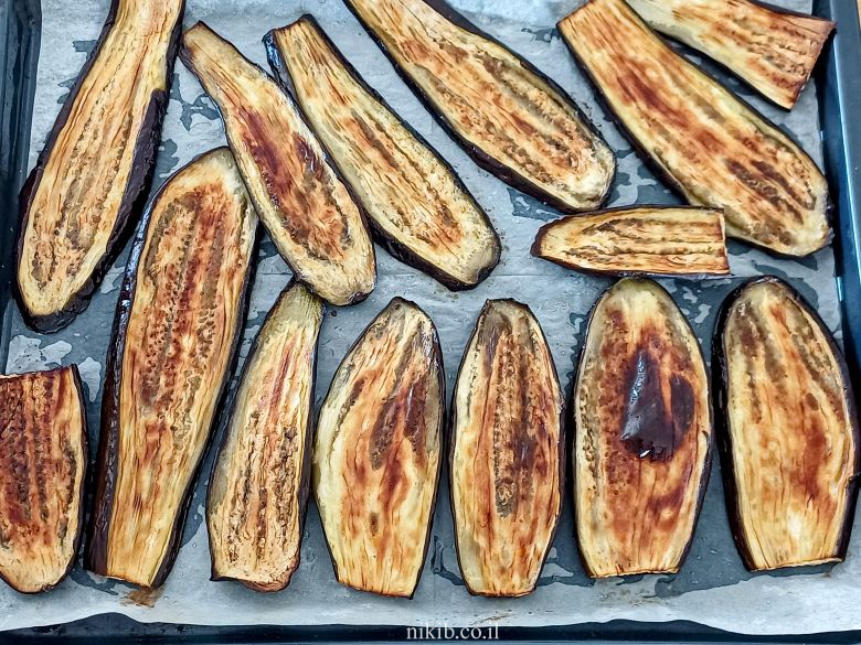 חצילים בתנור ללא טיגון