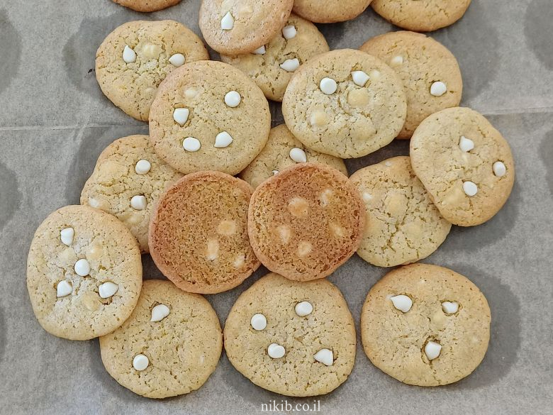 עוגיות שוקולד צ'יפס רכות