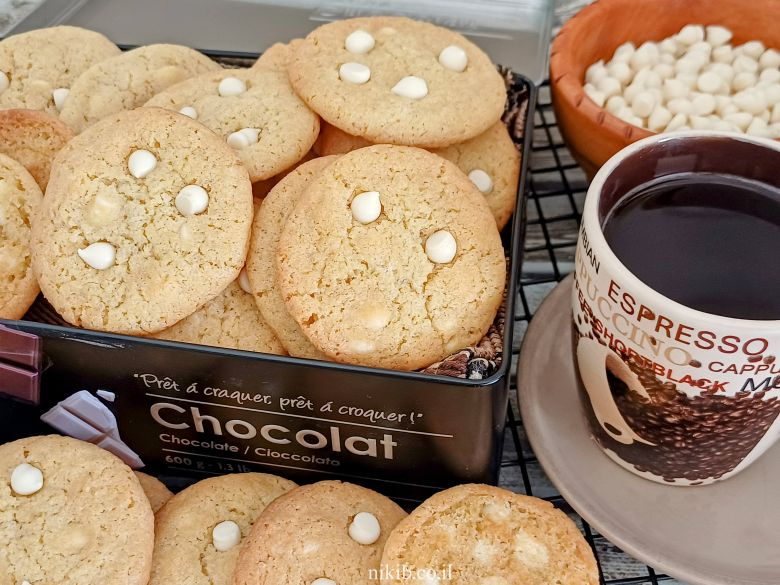 עוגיות שוקולד צ'יפס רכות