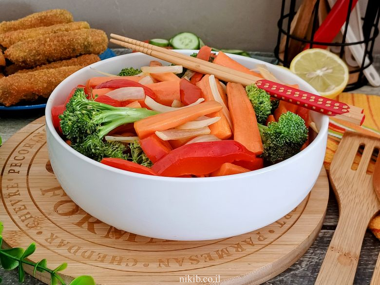 מוקפץ ירקות: מתכון קל