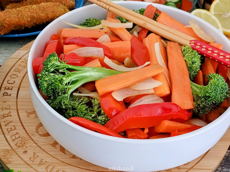 מוקפץ ירקות: מתכון קל