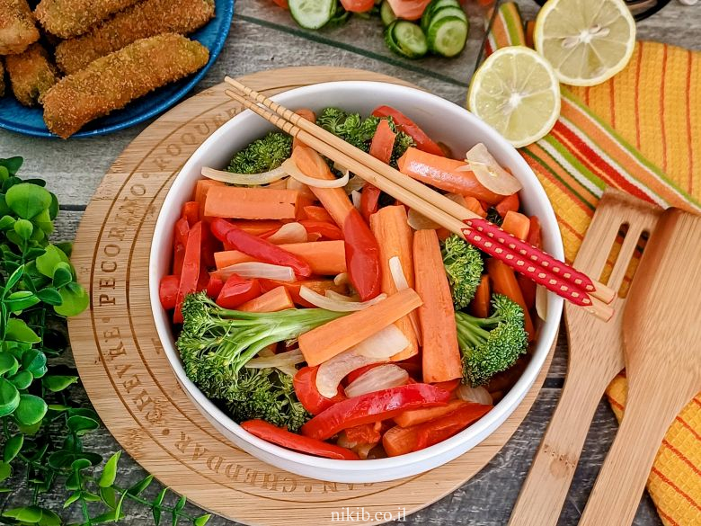 מוקפץ ירקות: מתכון קל