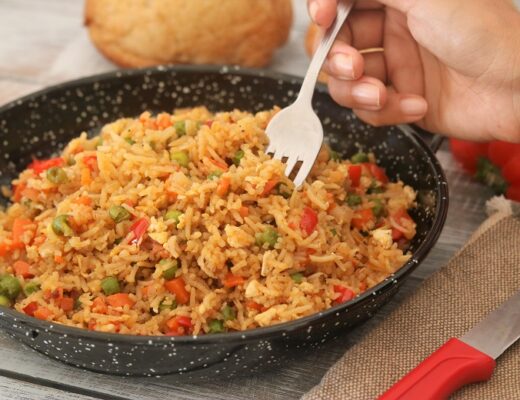 אורז סיני מוקפץ עם ירקות