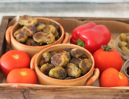 כרוב ניצנים אפוי