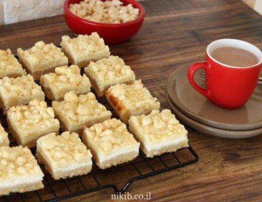 ריבועי גבינה ושוקולד צ'יפס