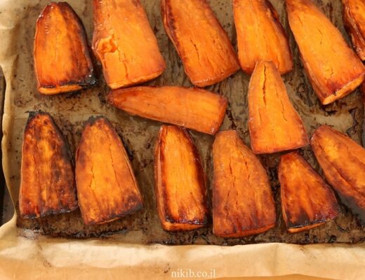 בטטות אפויות בדבש וסויה