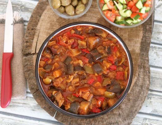 סלט חצילים פיקנטי של הלייף