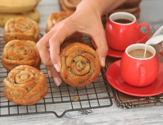 מאפינס בננה ושיבולת שועל