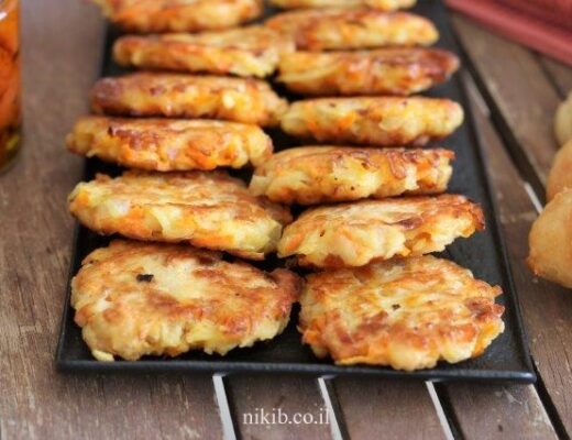 לביבות ירק עם לחם