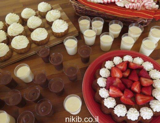 קינוחים קלים לאירוח