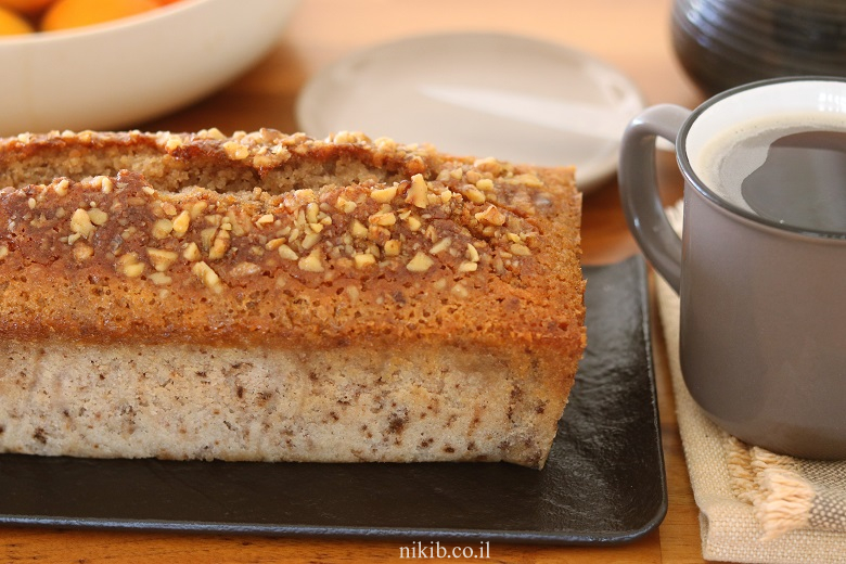 עוגת מייפל ואגוזים בחושה