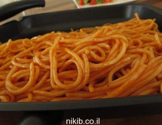 ספגטי חמוץ מתוק