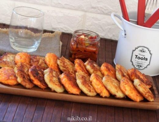 לביבות גזר אפויות