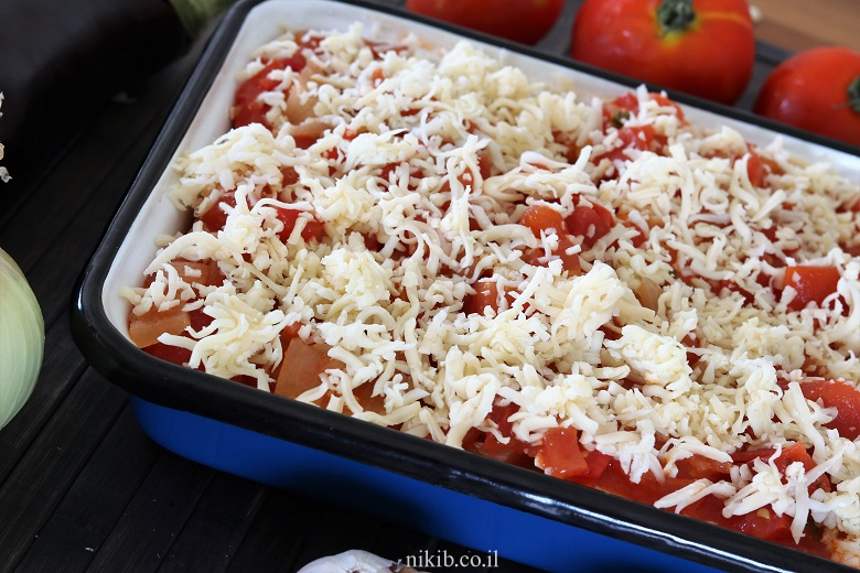 לזניה חצילים ועגבניות לזניה חצילים ועגבניות