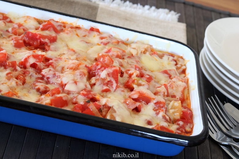 לזניה חצילים ועגבניות לזניה חצילים ועגבניות