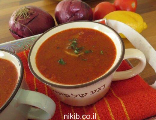 מרק פטריות ותפוחי אדמה