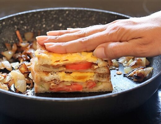 טוסט עם ביצת עין