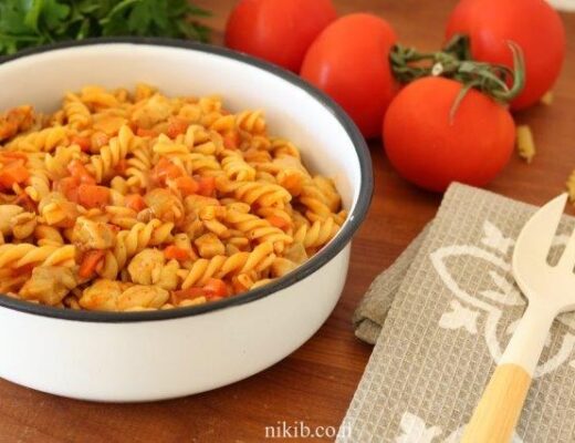 תבשיל פרגיות עם פסטה