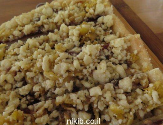 חיתוכיות תפוחים ופירורים