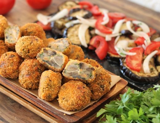 פלאפל פטריות אפוי