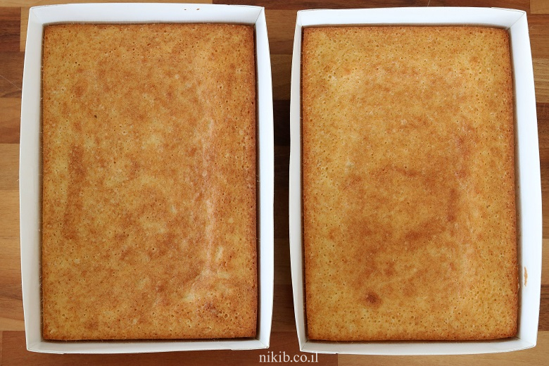 עוגת וניל רכה שילדים אוהבים