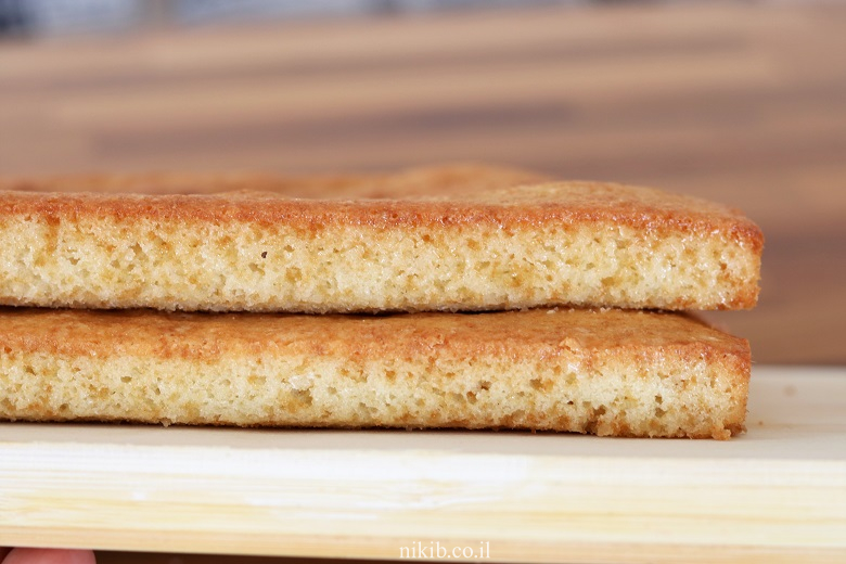 עוגת וניל רכה שילדים אוהבים