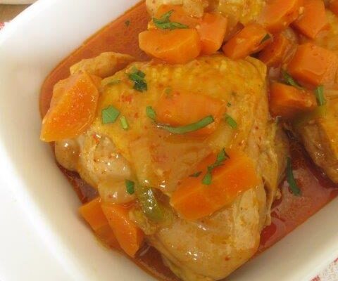 עוף ברוטב חריף