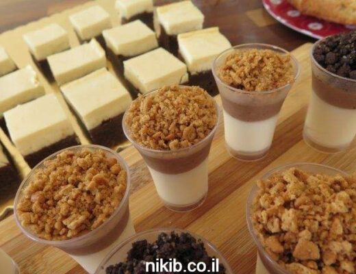 מבחר מתוקים לאירוח חלבי