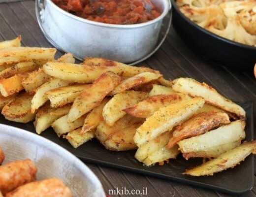 תפוחי אדמה אפויים עם עשבי תיבול