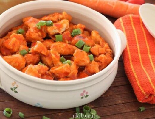 חזה עוף בצ'ילי מתוק