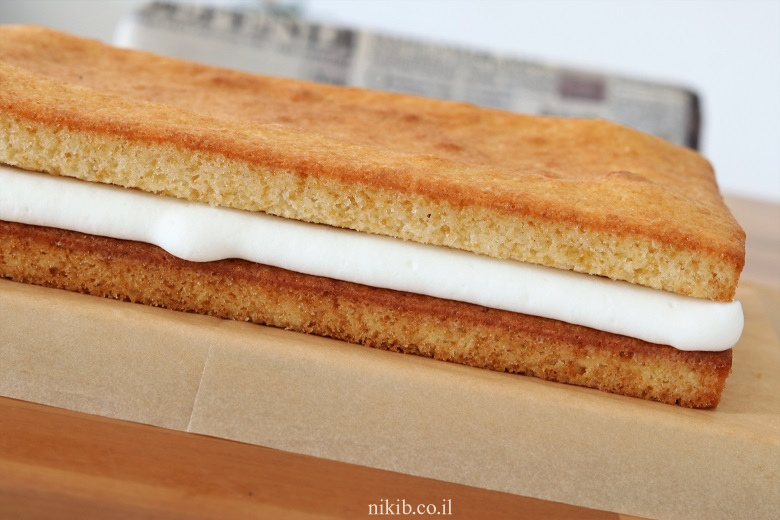 עוגת וניל רכה שילדים אוהבים