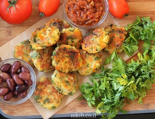 לביבות עדשים אדומות