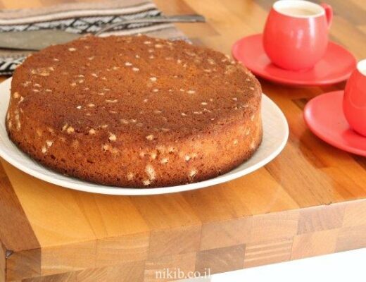 עוגת שוקולד צ'יפס קלה