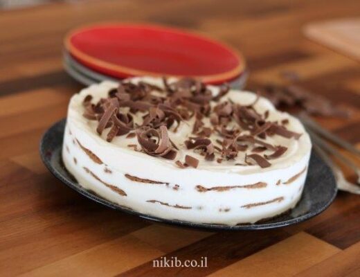 עוגת ביסקוויטים גבינה משגעת!