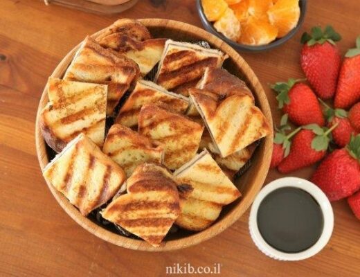 פרנץ טוסט עם שוקולד