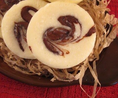 מאפינס גבינה עם נגיעות של שוקולד