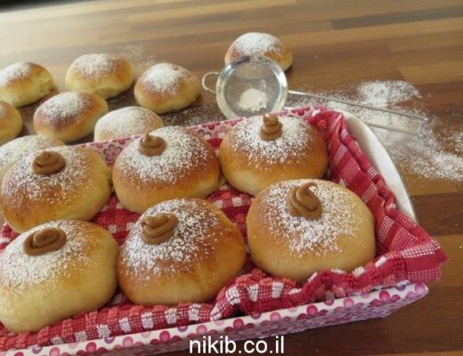 סופגניות אפויות פרווה