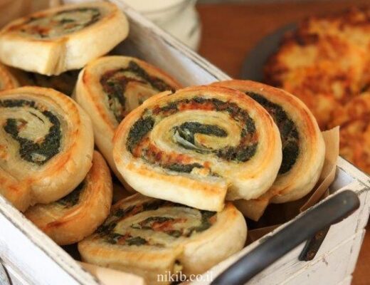 שבלולי תרד וגבינות מהירים