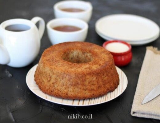עוגת אגוזים וקינמון