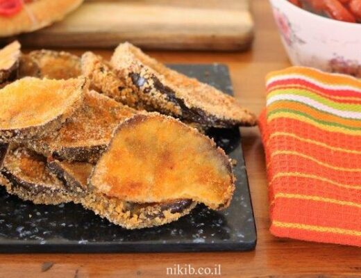 שניצל חצילים פריך ואפוי