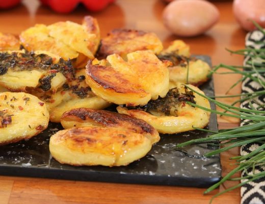 תפוחי אדמה פריכים בשום