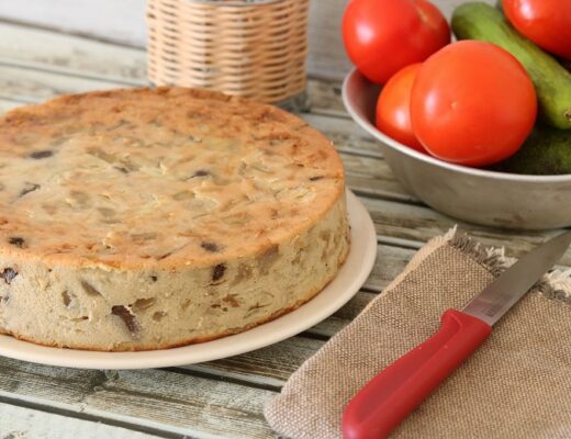 פשטידת פטריות ובצל