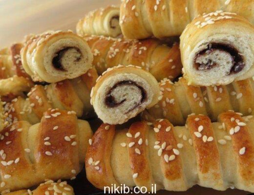 לחמניות זברה ממולאות שוקולד