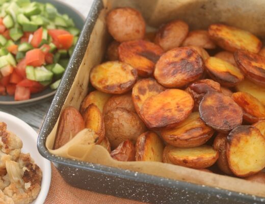תפוחי אדמה צלויים ופריכים